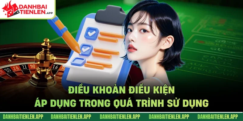Điều khoản điều kiện áp dụng trong quá trình sử dụng