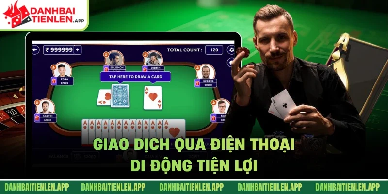 Giao dịch qua điện thoại di động tiện lợi