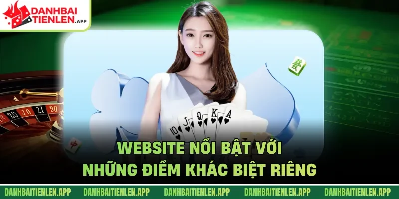Website nổi bật với những điểm khác biệt riêng